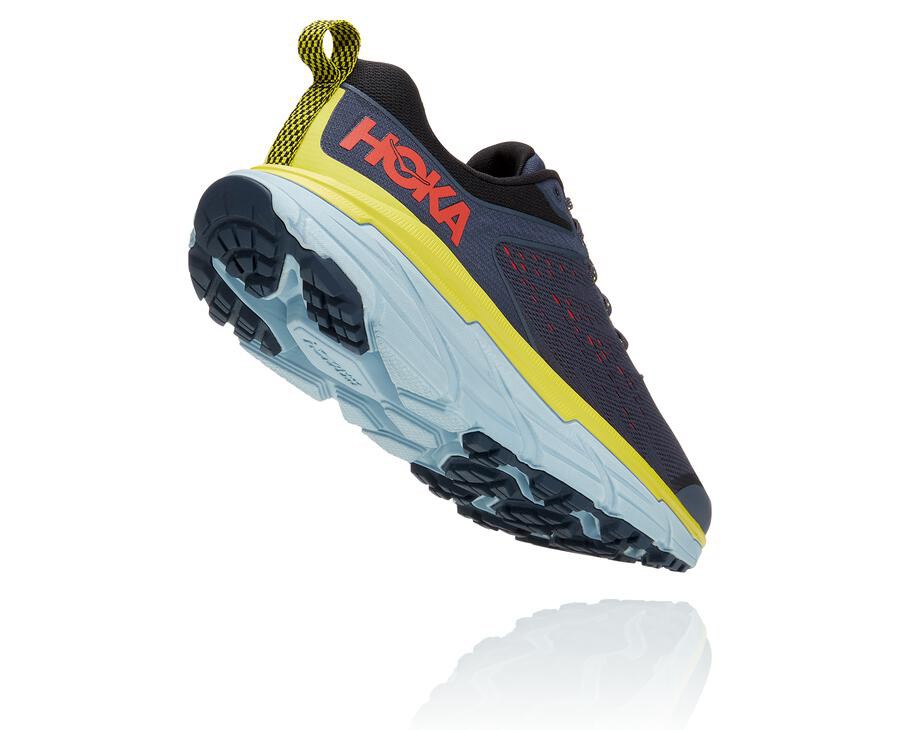 Trail Shoes Mens - Hoka One One Challenger ATR 6 - Blue - YKXIORW-18